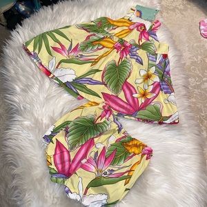 Brand New Hawaii made dress and bloomers 24 months